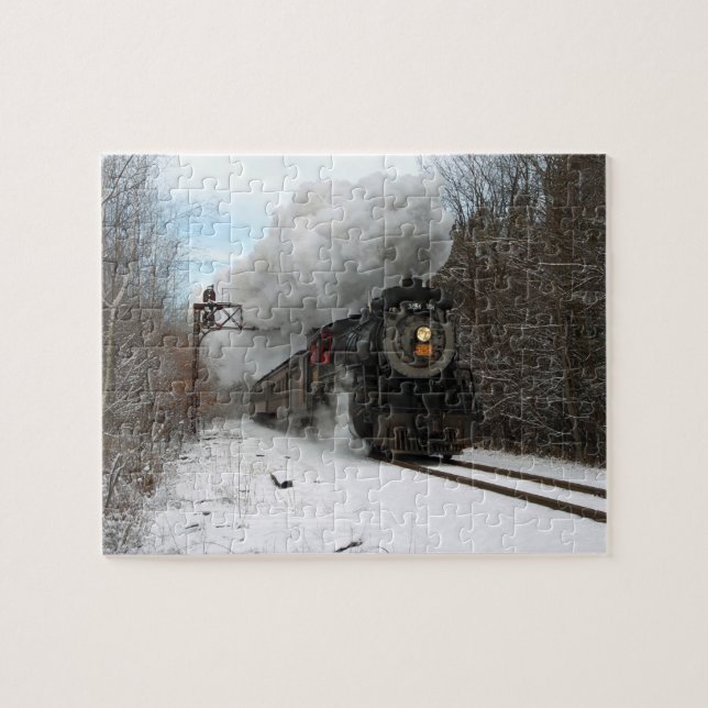 Vapeur dans le puzzle d'hiver (Horizontal)
