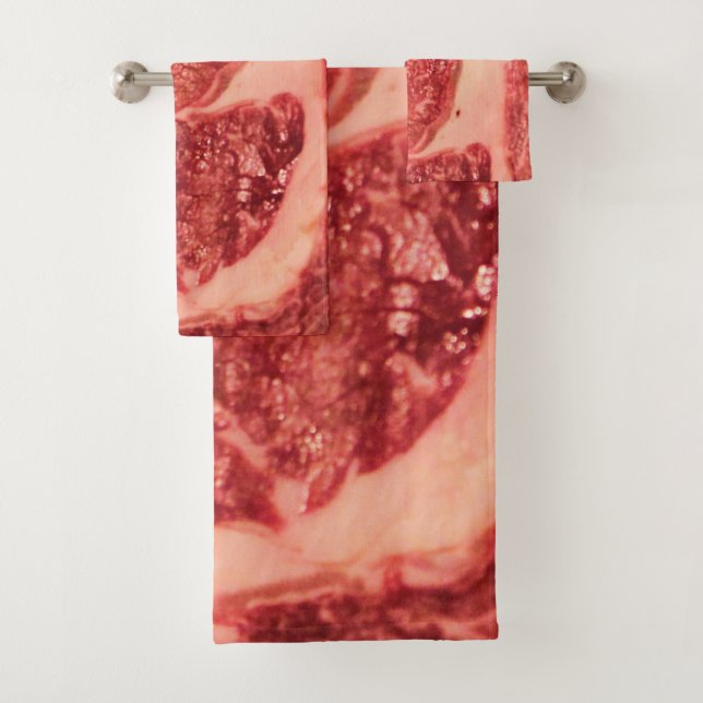 Vapeur de Ribeye de viande crue (En situation)
