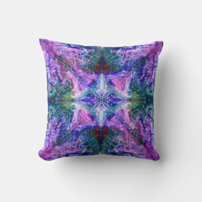 Vapeurs colorés 2 Coussin (Recto)