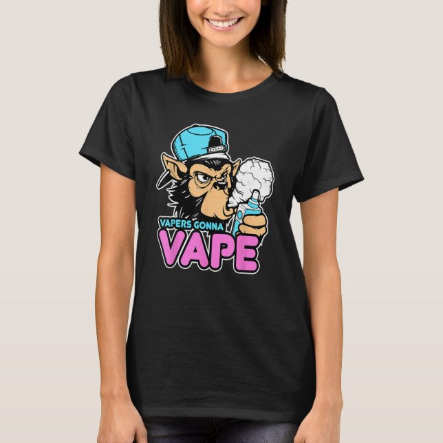 Vapeurs Vape Gorilla T-Shirt Vape Tee (Devant)