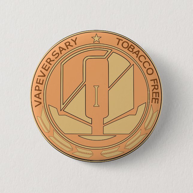 vapeversary button (Vorderseite)