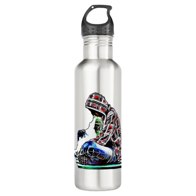 Vaping ou bouteille d'eau de tabagisme de la vie (Devant)
