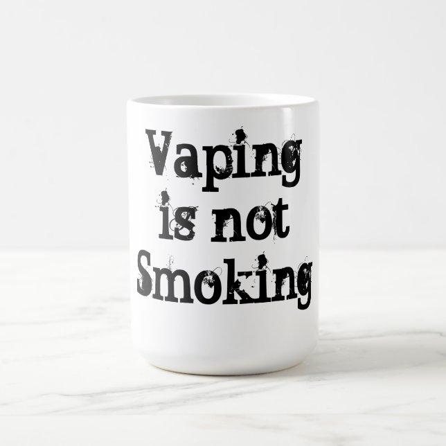 Vaping raucht nicht Kaffee-Tasse Kaffeetasse (Mittel)