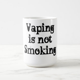 Vaping raucht nicht Kaffee-Tasse Kaffeetasse