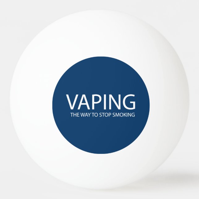 Vaping Tischtennisball (Rückseite)