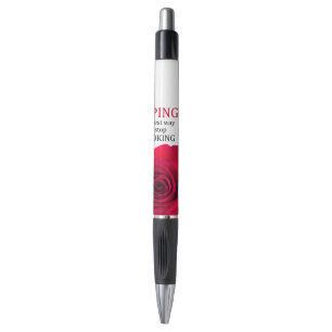 Vaping und Rose Blume Kugelschreiber
