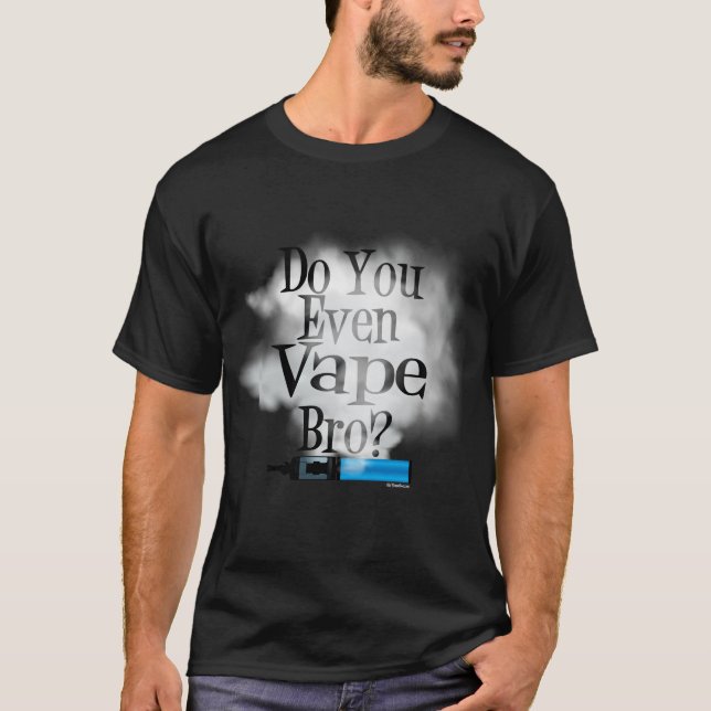Vaping | Vape Bro? von VapeGoat T-Shirt (Vorderseite)