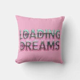 Vaporwave Aesthetics with Glitch Effect and Neon Kissen