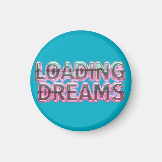 Vaporwave Aesthetics with Glitch Effect and Neon  Magnet (Vorne)