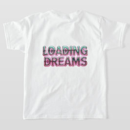 Vaporwave Aesthetics with Glitch Effect and Neon T-Shirt