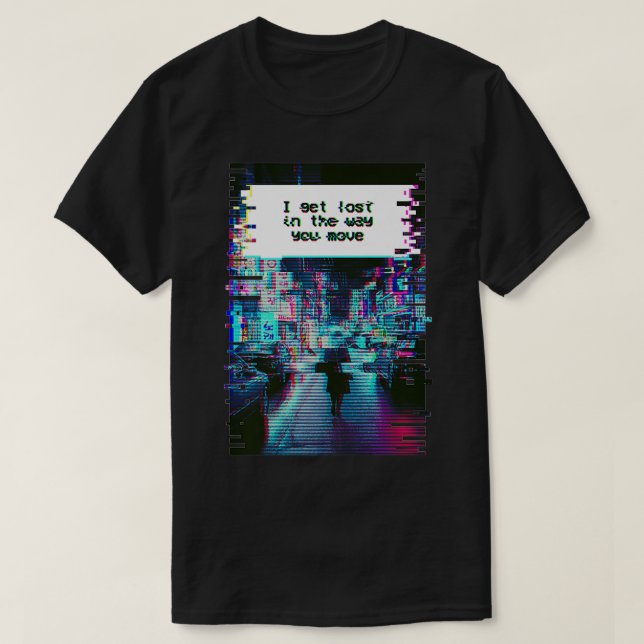 Vaporwave-Ästhetik für ein Anime-Girl-Geschenk Pre T-Shirt (Design vorne)