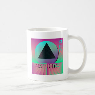 Vaporwave-Ästhetik Kaffeetasse