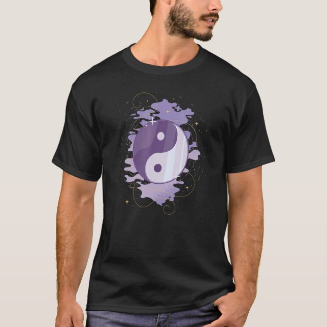 Vaporwave Ästhetik Ying Yang Japan Style Eboy Egi T-Shirt (Vorderseite)
