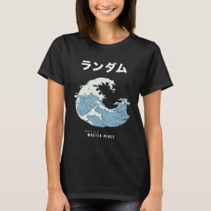 Vaporwave Ästhetische Glitch 80er Retro Große Well T-Shirt