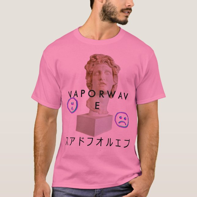 Vaporwave - Geek Show T-Shirt (Vorderseite)