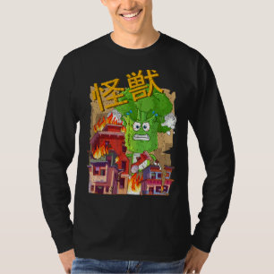 Vaporwave Glitch Ästhetische Art Vegetarian City K T-Shirt