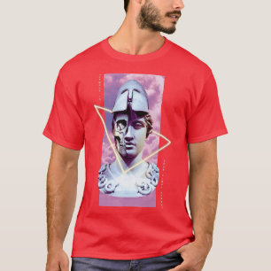 Vaporwave Greece Myths Gods Goddesses Statue Griec T-Shirt