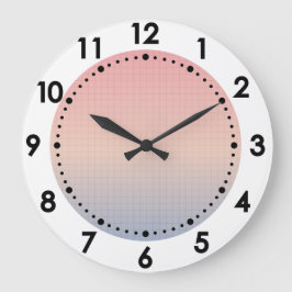 Vaporwave Große Wanduhr