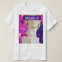 Vaporwave japanese kawai statue T - Shirt
