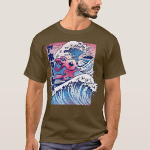 Vaporwave Kanagawa Great Wave Japan T-Shirt