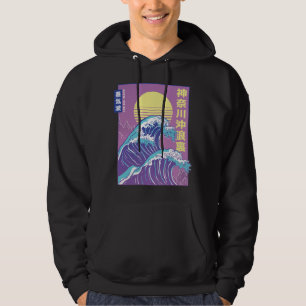 Vaporwave Kanagawa Hoodie