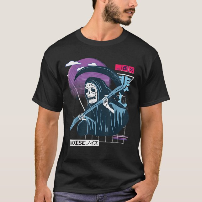 Vaporwave Kawaii Ästhetisch Japanisch Koreanisches T-Shirt (Vorderseite)