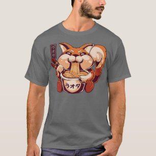 Vaporwave Niedlich Shiba Inu Kawaii Ramen Japanese T-Shirt