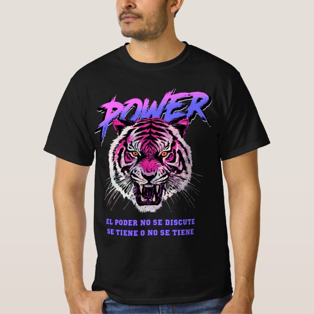 Vaporwave Power Philosophie T-Shirt (Vorderseite)