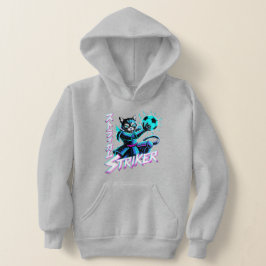 Vaporwave Samurai Striker Cat For Anime Gamers Hoodie