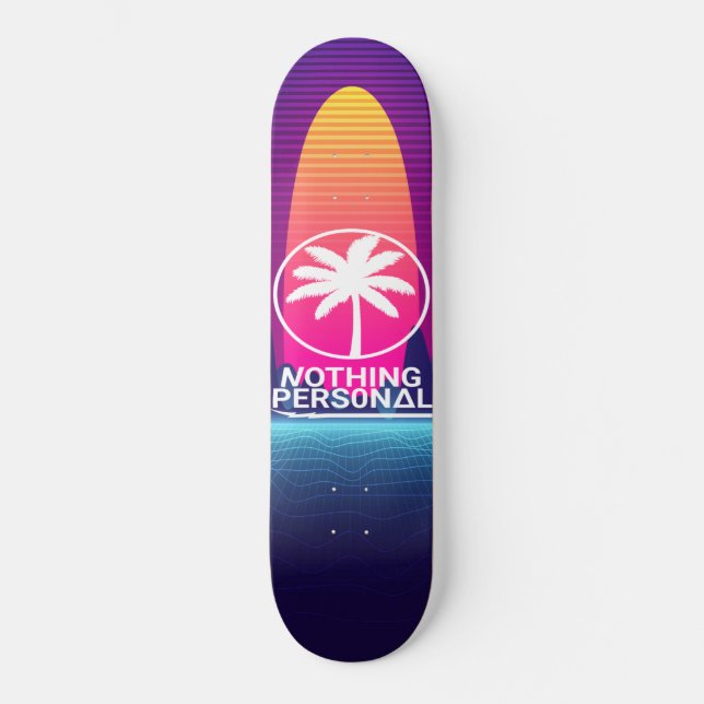 Vaporwave-Skateboards Skateboard (Vorderseite)