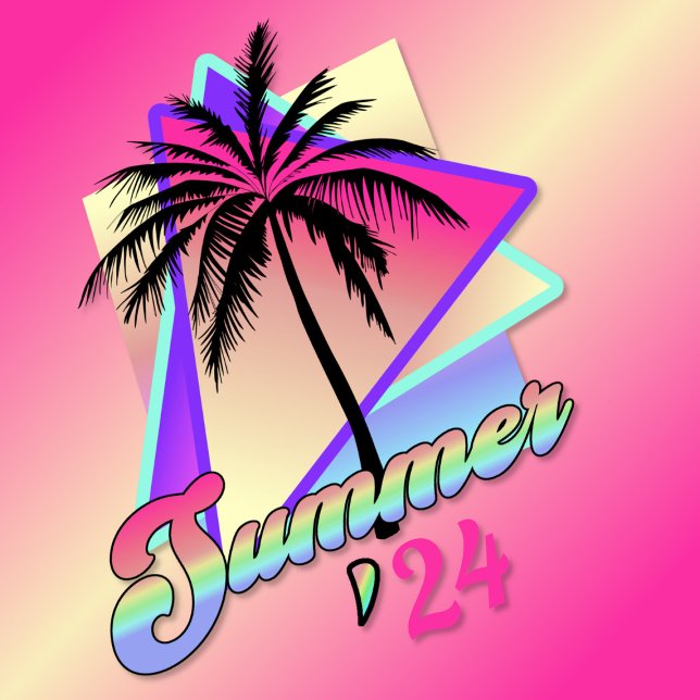 Vaporwave Sommer 2024 T-Shirt (Von Creator hochgeladen)
