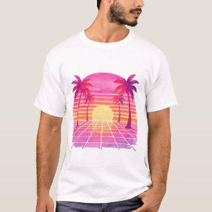 Vaporwave-Sonnenuntergang 🌴🌅 T-Shirt