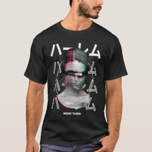 Vaporwave Statue Aesthetic Glitch Japanisches Otak T-Shirt