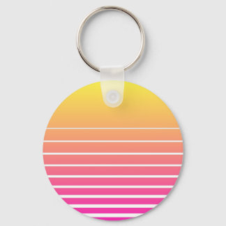 Vaporwave Sun Schlüsselanhänger