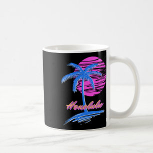 Vaporwave Synth Outrun Sunset 80er Beach Retro Hon Kaffeetasse