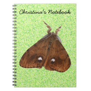 Vapourer Moth Customizable Notebook Notizblock