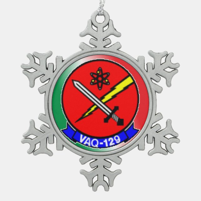 VAQ-129 Ornement de Noël de l'hiver (Devant)