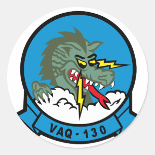 VAQ-130 Zappers Runder Aufkleber