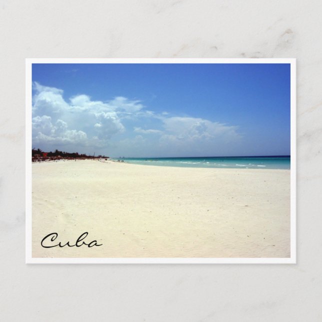 Varadero Beach Szene Postkarte (Vorderseite)