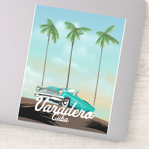 Varadero Cuba Reiseposter Aufkleber