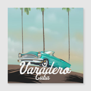 Varadero Cuba Reiseposter Magnetkarte
