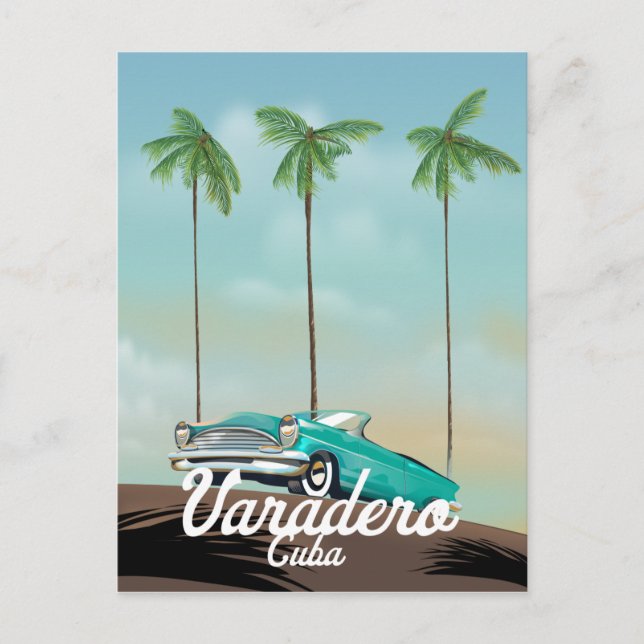 Varadero Cuba Reiseposter Postkarte (Vorderseite)
