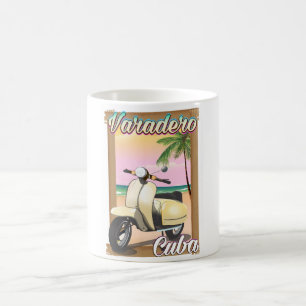 Varadero Kuba Vintage Rollerposter Kaffeetasse
