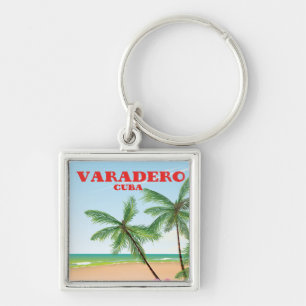 Varadero kubanisches Strandposter Schlüsselanhänger