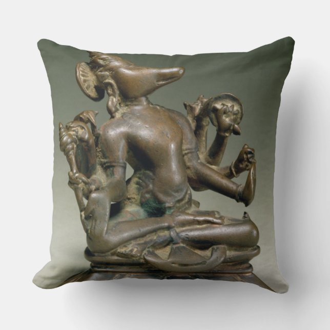 Varaha, Gurjara Pratihara, Tamil Nadu (Bronze) Kissen (Vorderseite)