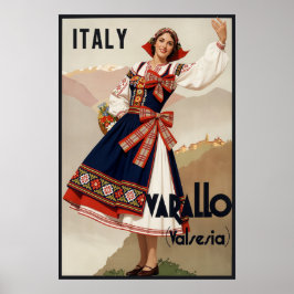 Varallo, Italien Reiseplakat.   Poster