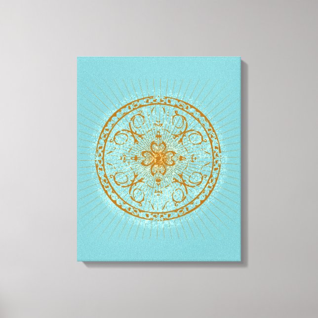 Varanasi - überzogene Canvas Leinwanddruck (Vorderseite)