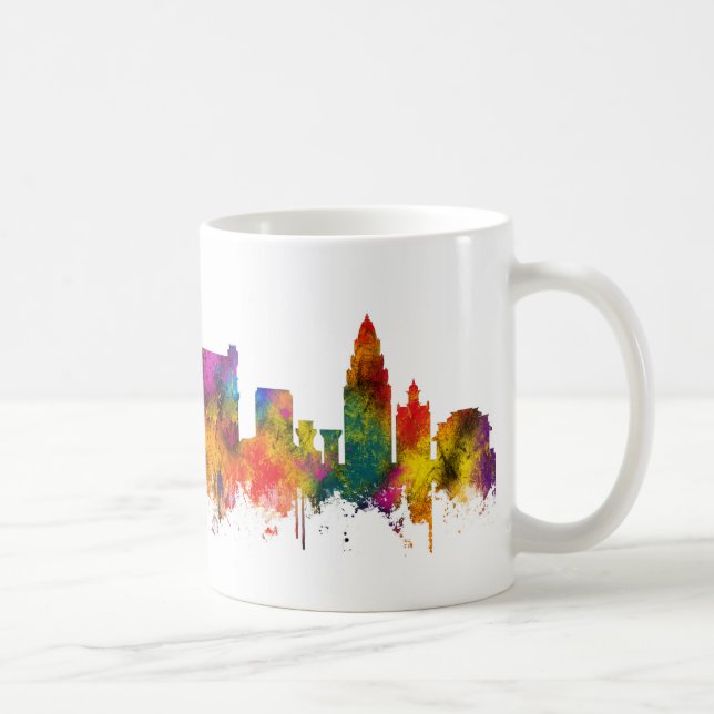 Varanasi Uttar Pradesh Skyline Kaffeetasse (Rechts)