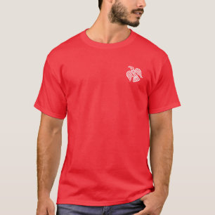 Varangian Schutz-rotes und blaues Siegel-Shirt T-Shirt