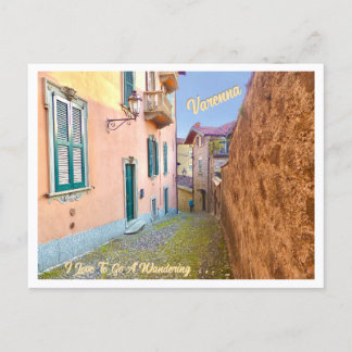 Varenna, Comer See, Italien / Ich liebe es, umherz Postkarte